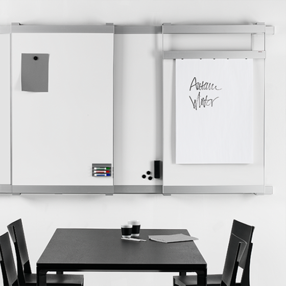 Billede af VIP Flipover med Whiteboard - Hvid - 1}