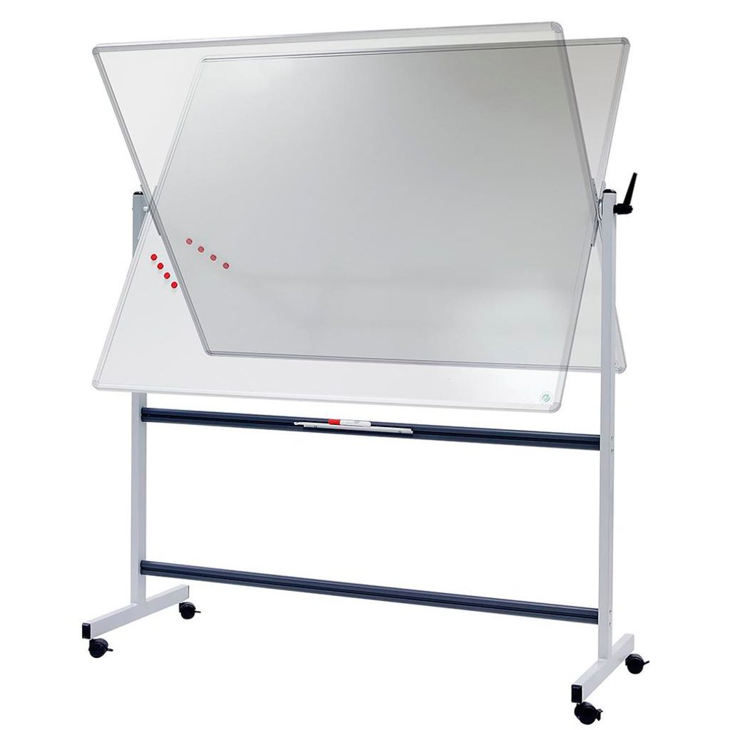 Køre-/Svingtavle - dobbeltsidet whiteboard