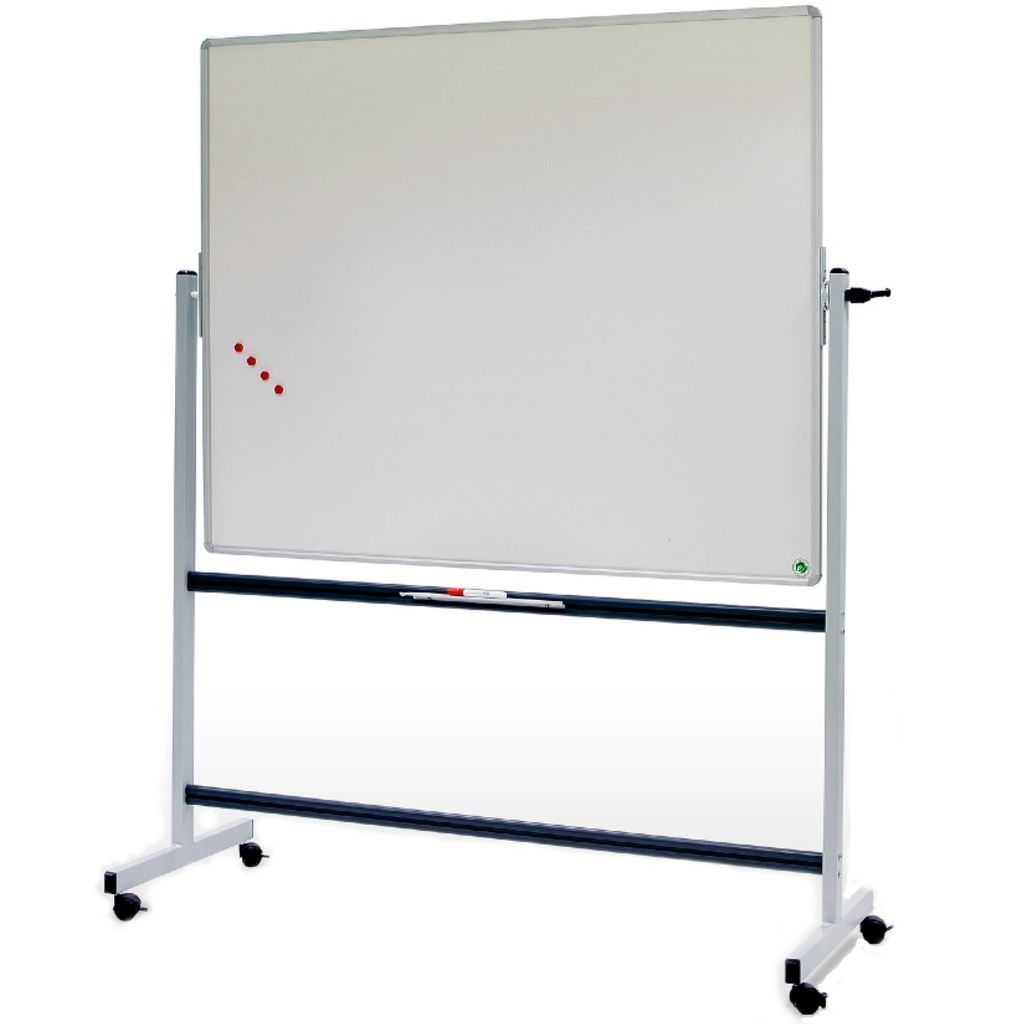 Køre-/Svingtavle - dobbeltsidet whiteboard