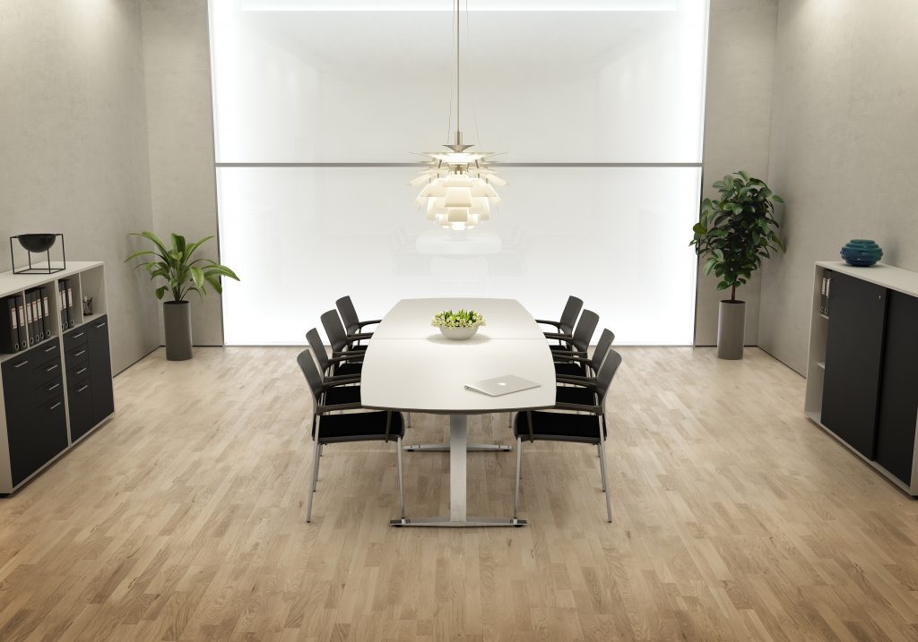 AKTIVA stol med armlæn og sædepolstring