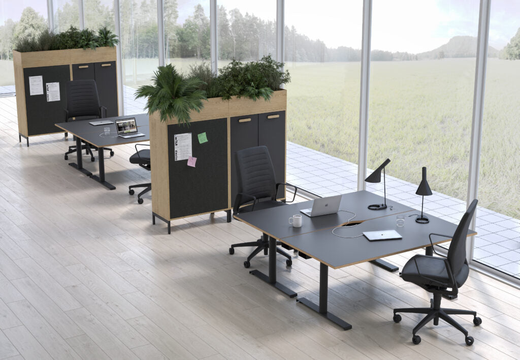 LINAK SHAPE - Rektangulær - Decor laminat - 5