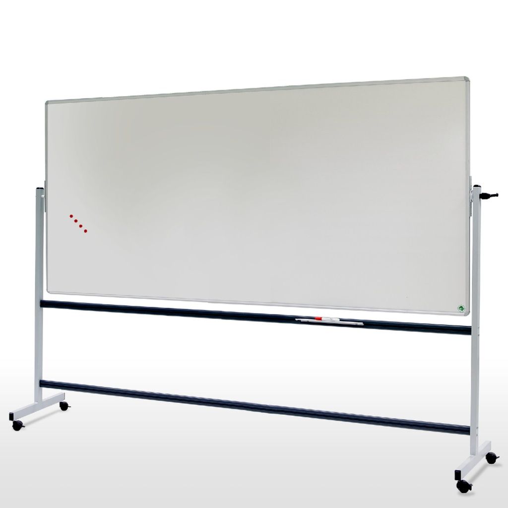 Køre-/Svingtavle - dobbeltsidet whiteboard