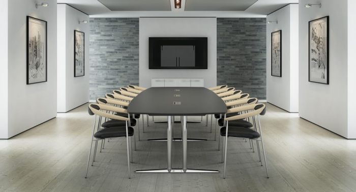 Billede af SWITCH EXECUTIVE Konferencebord Bådformede Ekstra Dybde - 3