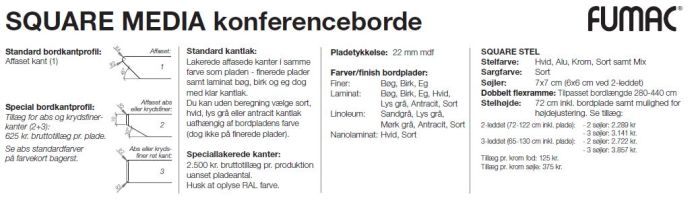 Billede af SQUARE MEDIA konferenceborde - 5