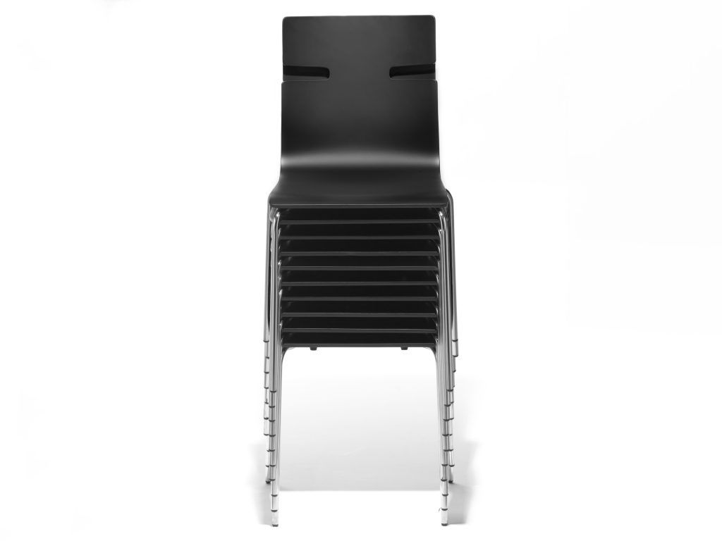 Billede af WHISPER med polstring uden armlæn - Finer Eg - 4