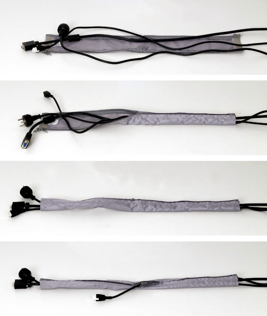 Billede af Kabel strømpe ZipZ - 120 cm - 2