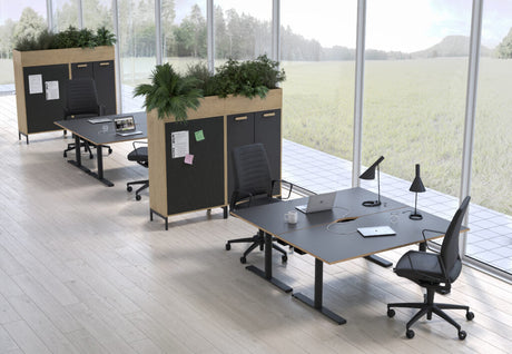 Hæve sænkebord 120x80 cm – Kompakt og ergonomisk arbejdsplads