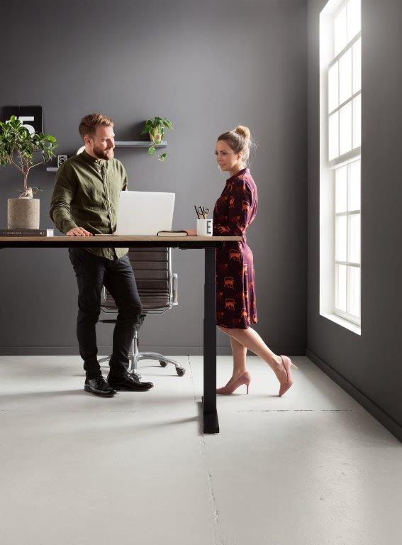 Hæve sænke bord Fumac SQUARE - Rektangulær - 180 x 90 cm