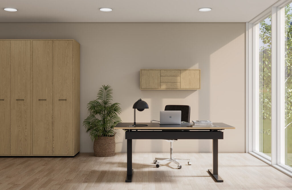 Hæve sænke bord Fumac SQUARE - Rektangulær - 180 x 90 cm