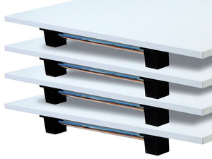Billede af Klapborde 1500 serien med og uden hjul - 70 x 140 cm - 3
