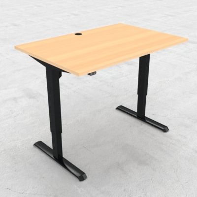 Billede af Hæve sænkebord 120 x 80 cm - ConSet - 1}