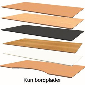 Billede af Bordplader til hæve sænkebord - Rektangulær - 120x80 cm - 1}