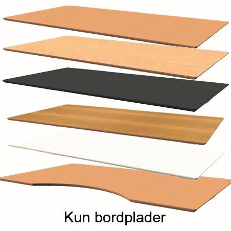 Billede af Bordplader til hæve sænkebord - Økse - Højrevendt - 180x110 cm - 1}