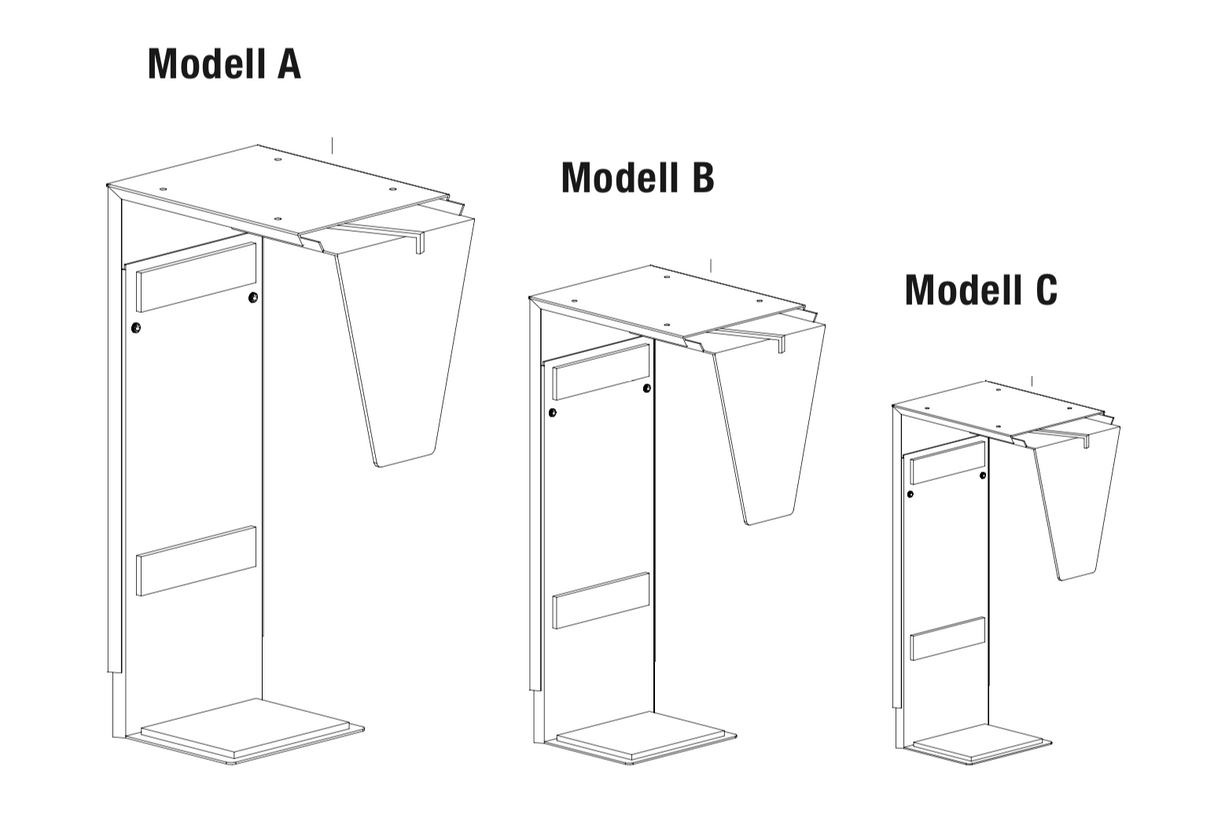 Billede af CPU holder - Model C (30-100 x 175-310 mm) - 2