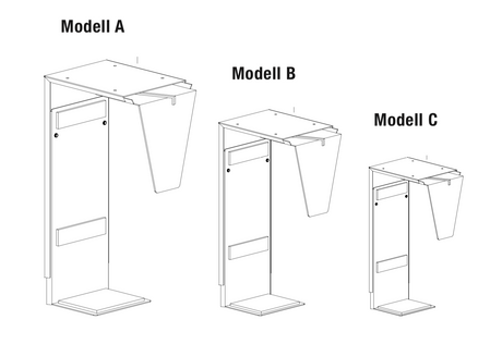 Billede af CPU holder - Model C (30-100 x 175-310 mm) - 2