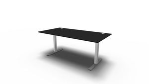 Billede af Hæve sænke bord Fumac SQUARE - Combi - 180 x 110 cm - Venstrevendt - 4